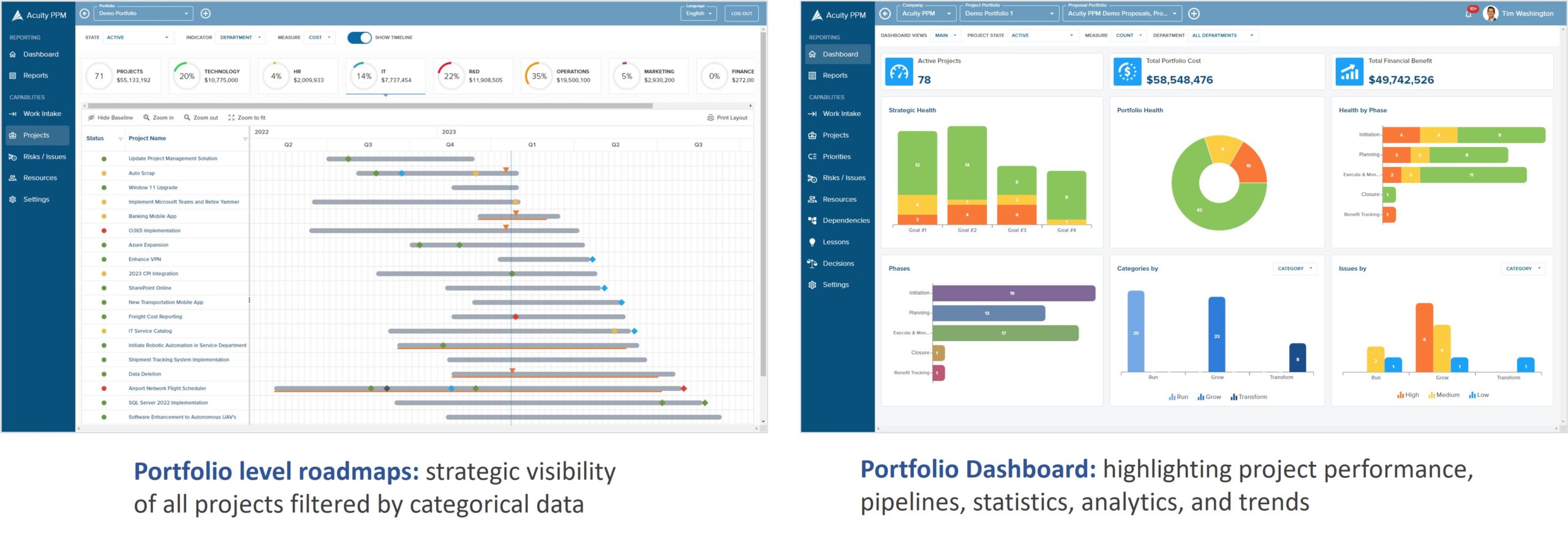 Portfolio Roadmaps